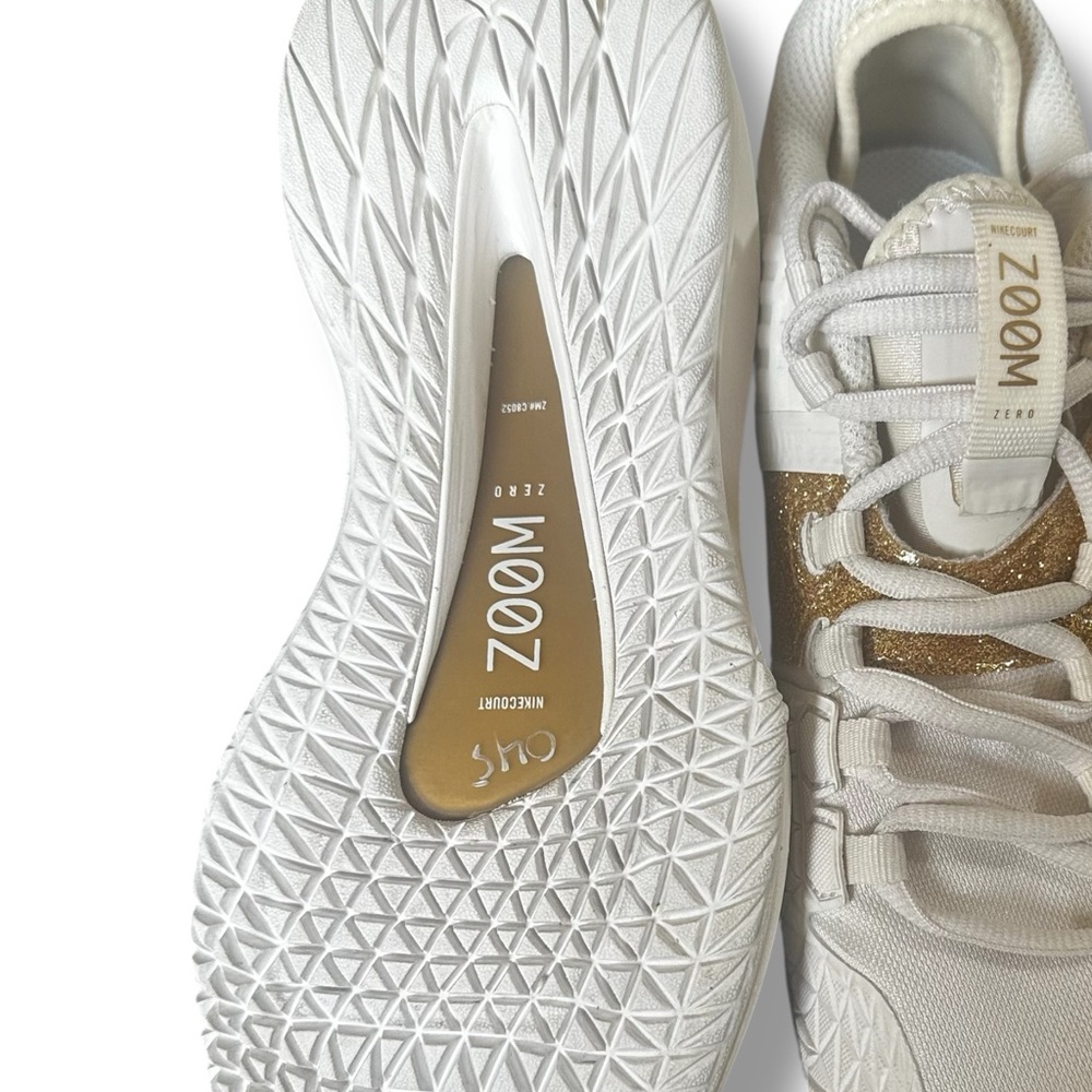 Nike Court Air Zoom Zero “Phantom Gold Metallic” Women’s Tennis Shoes Size 7 - Picture 6 of 10